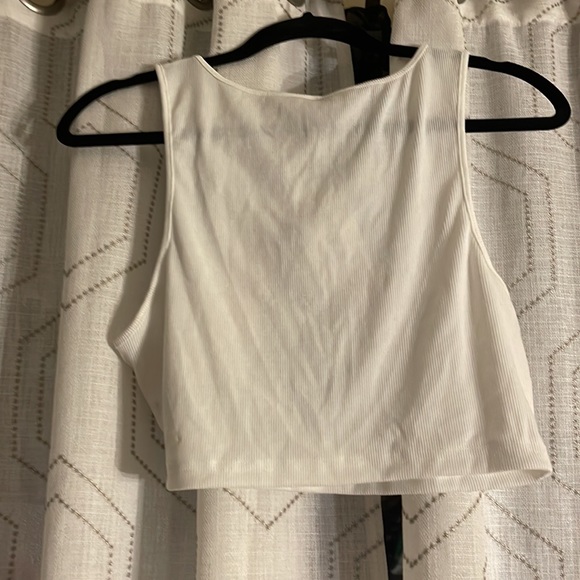 NWT Skate Gang Women’s L Black/White/Red Tank Top Shirt w/Safety pin - Picture 5 of 5